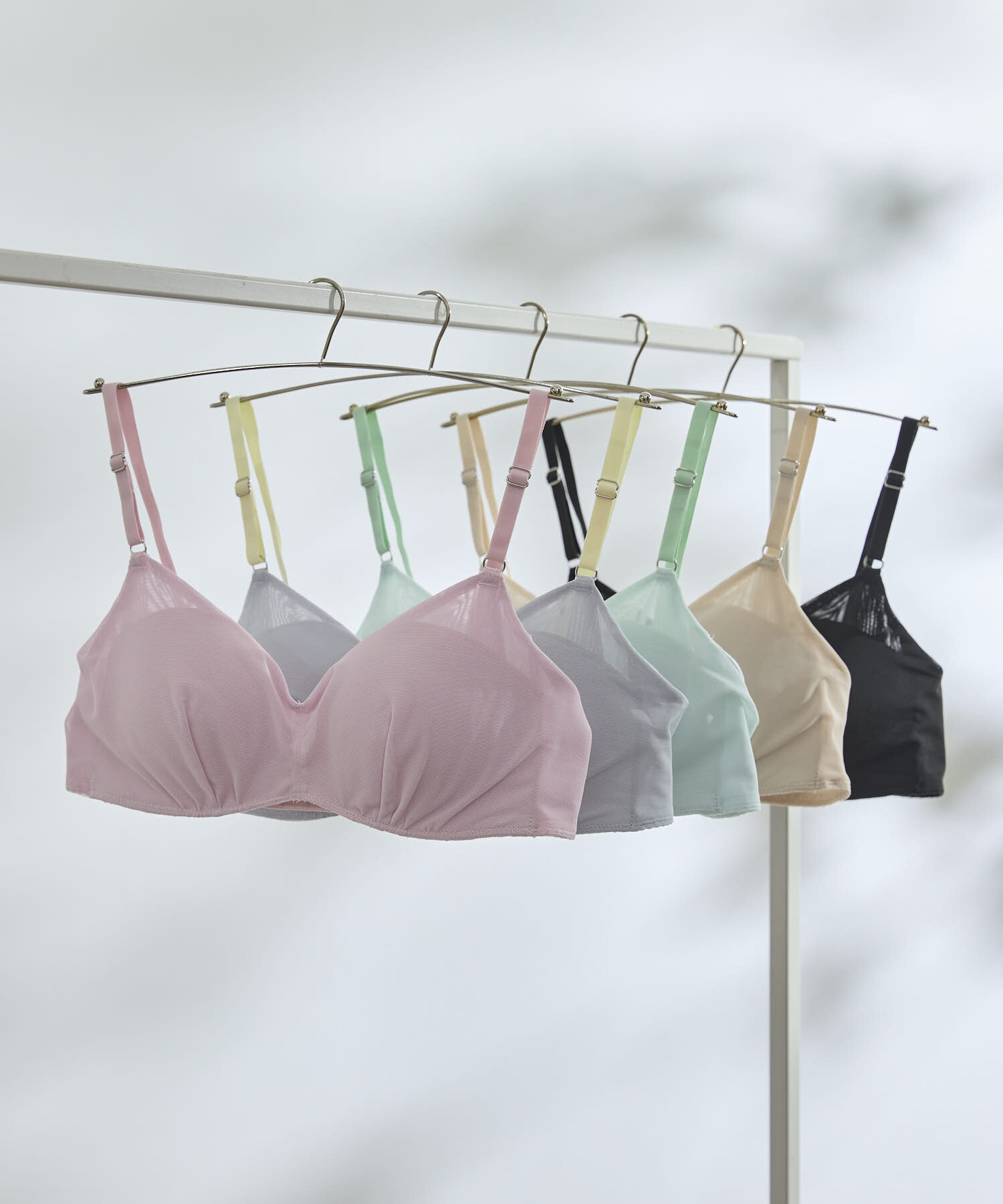 リニューアル】364ブラ シンプル ノンワイヤーブラ｜ウンナナクール