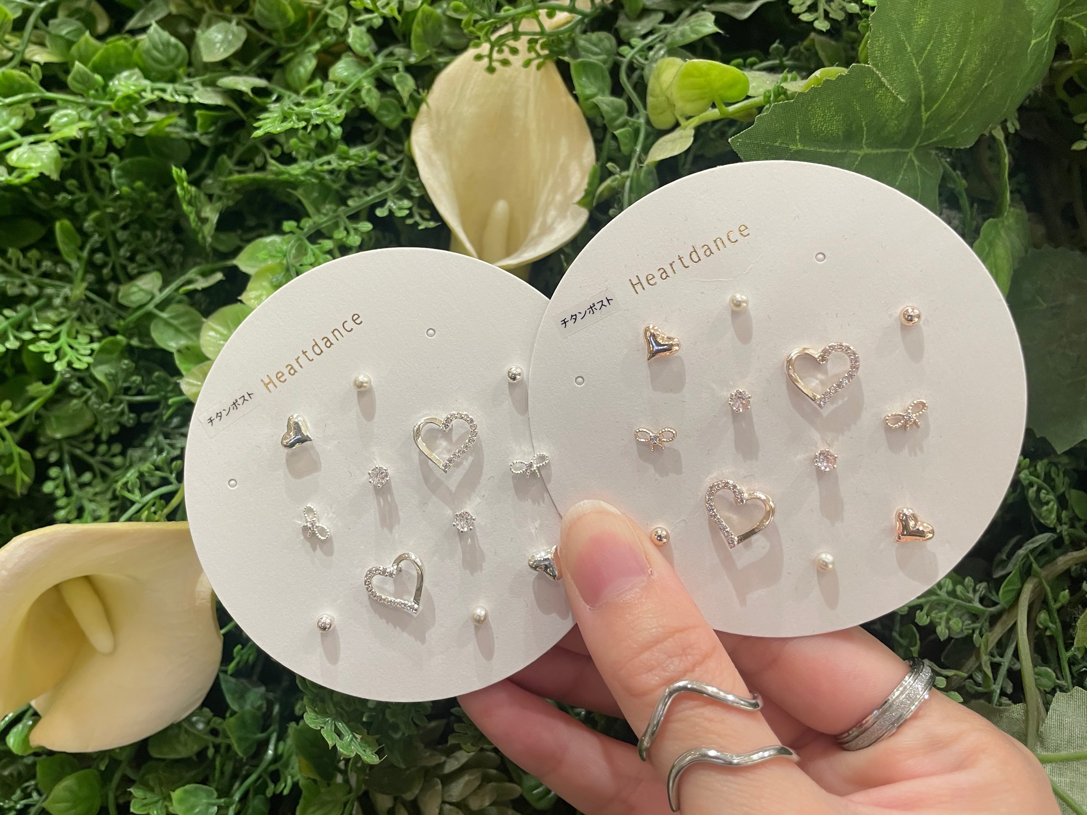 ハートストーンセットピアス👂✨｜Heartdance｜ショップニュース