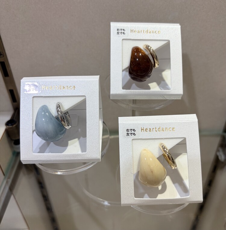  マーブルカラーアクリルイヤカフセット🍁