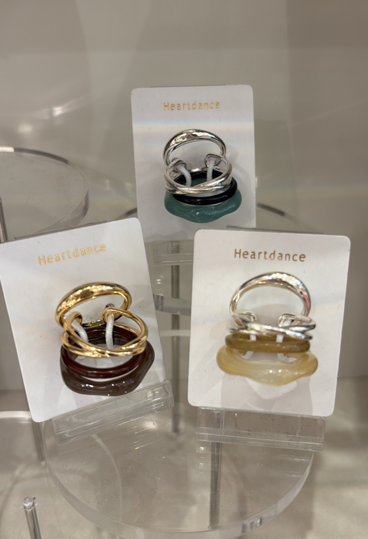 マーブルカラーセットリング💍