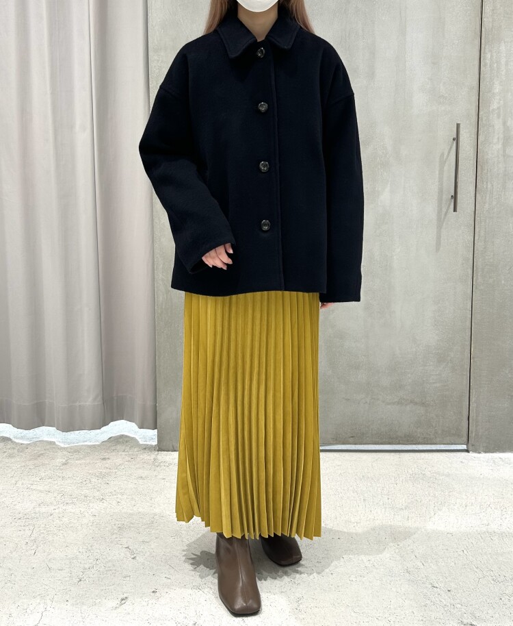 ショートステンカラーコート🧥