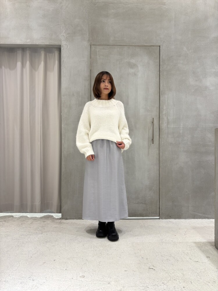 White×blueコーデ