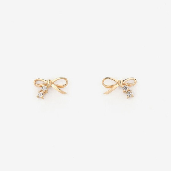 リボンピアス 