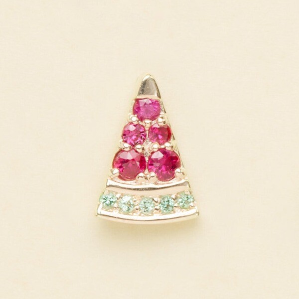 ルビー  スイカピアス