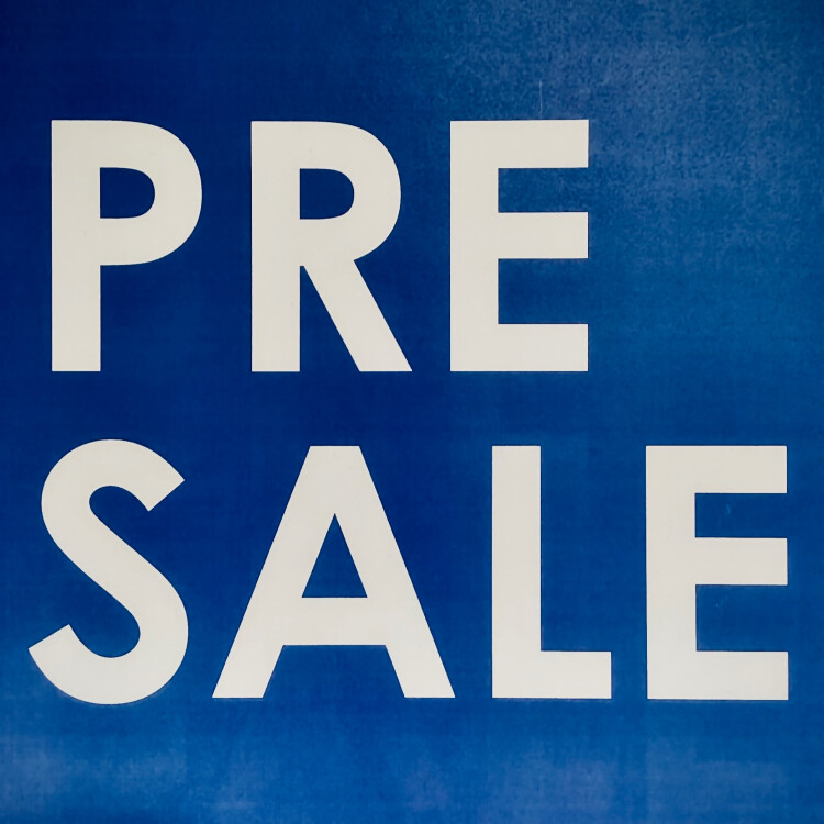 お得なPRESALEのお知らせ