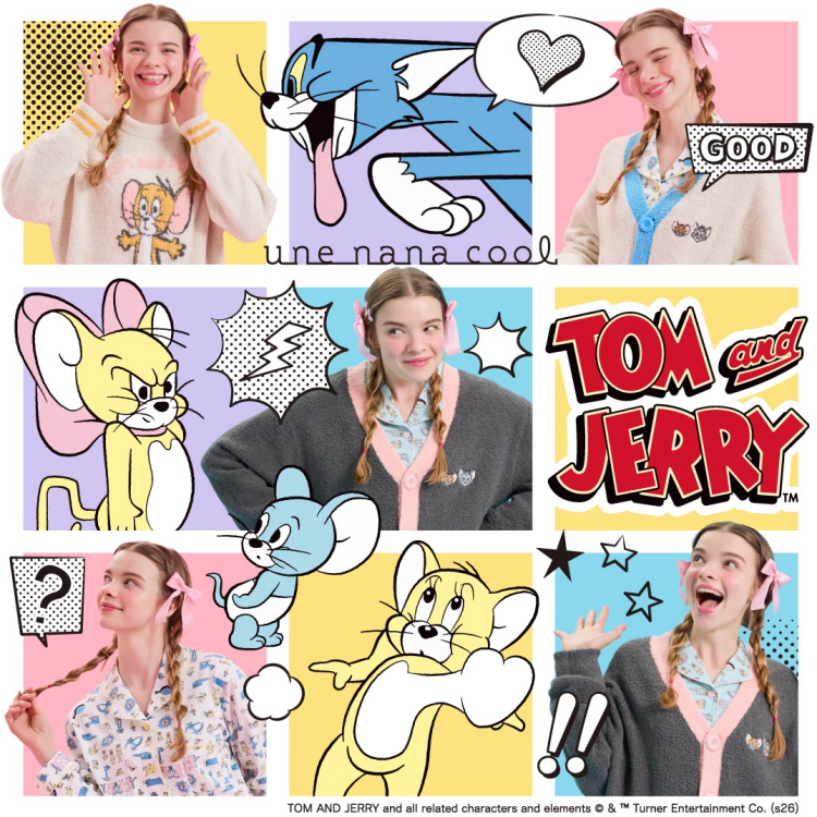＼ トムとジェリー × une nana cool ／