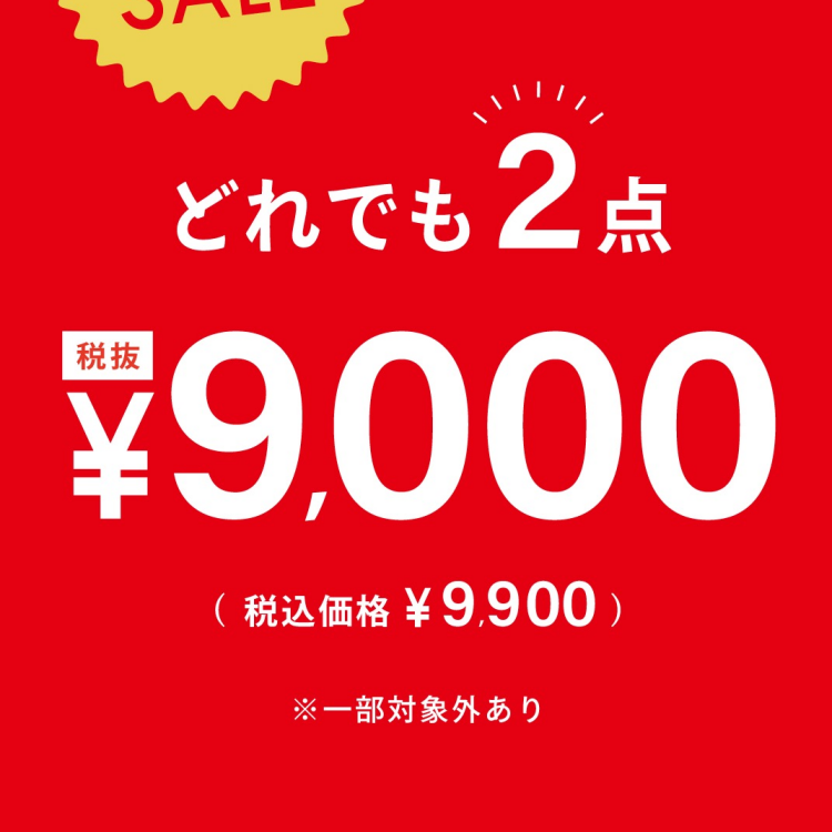 ＊BIG SALE＊　どれでも2点で税込9,900円♡《期間限定》