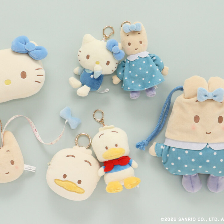 【Bleu Bleuetオリジナル】サンリオもちもちシリーズ新入荷🌈