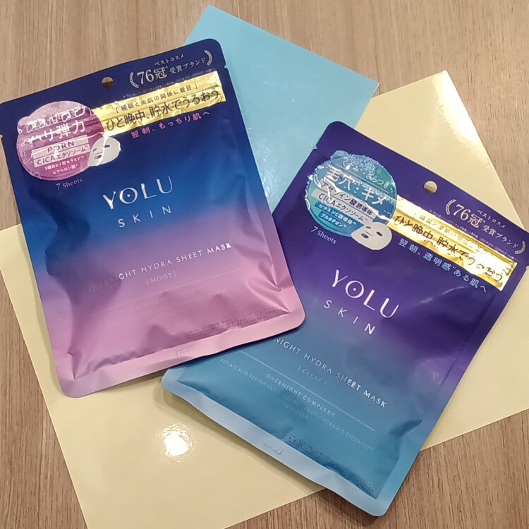 〈おすすめ商品情報〉YOLU SKIN オーバーナイト ハイドラシートマスク