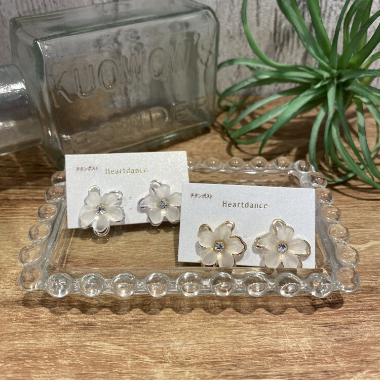 華やかなピアス🌺