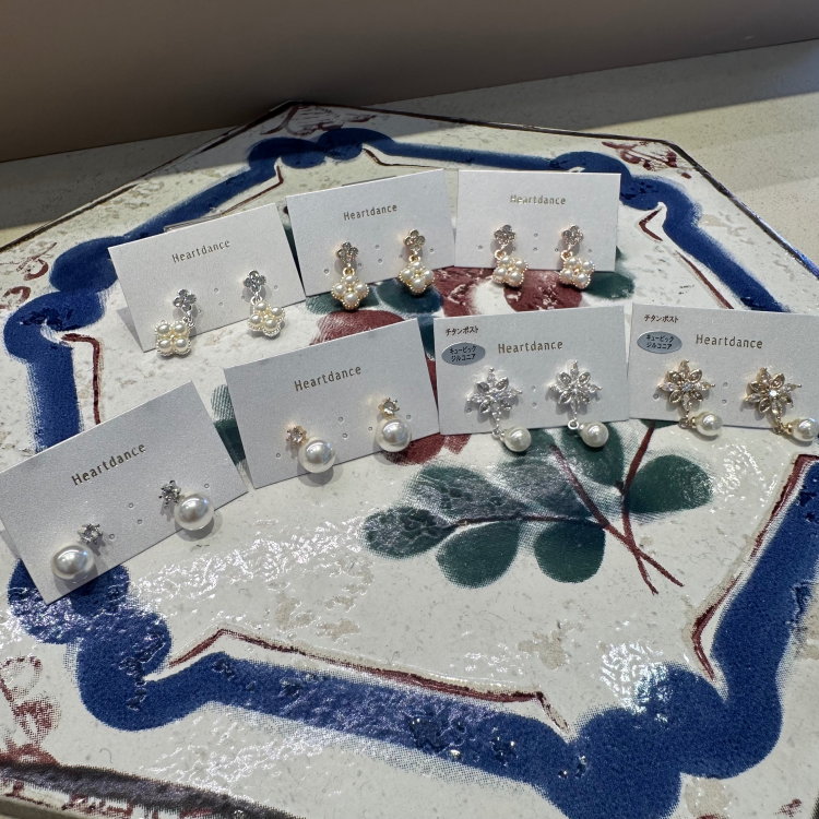 パールピアスのご紹介💖