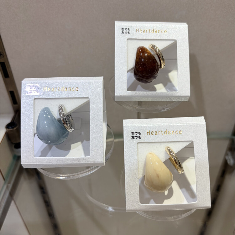 マーブルカラーアクリルイヤカフセット🍁