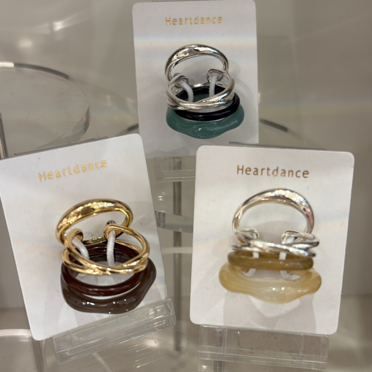 マーブルカラーセットリング💍