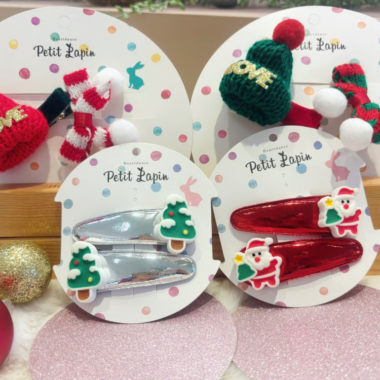 クリスマスヘアアクセ🎅🏻🎀꙳.*