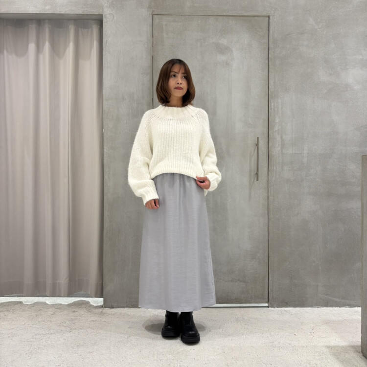 White×blueコーデ