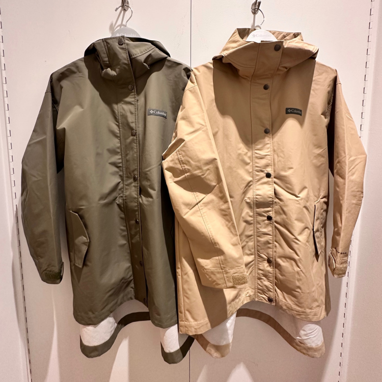 【新作商品】ウィメンズ防水ロング丈ジャケット