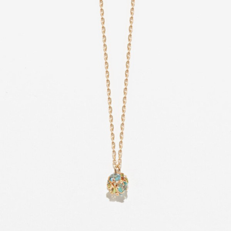 ロンデルネックレス（Lime Green）