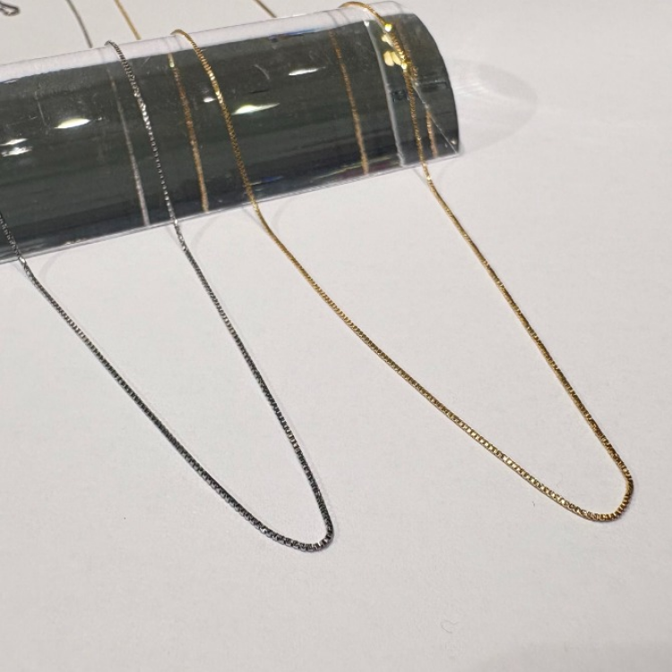 K18、Ptのチェーンネックレス