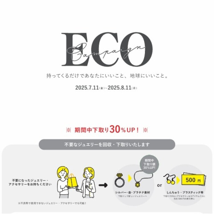 エコキャンペーン実施中