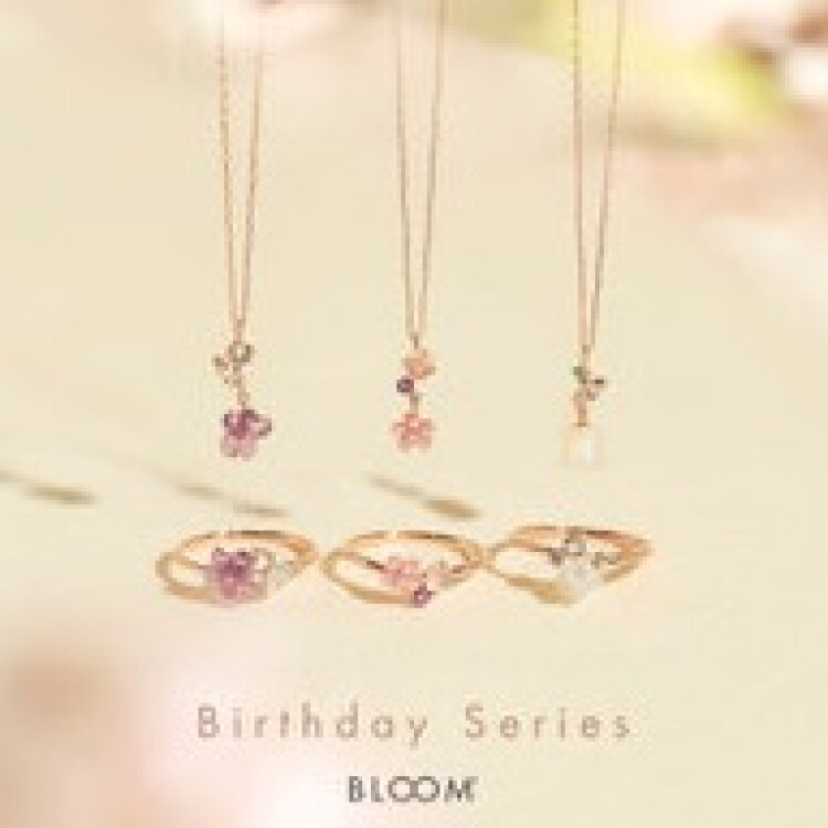 【春の新作】誕生花ネックレス
