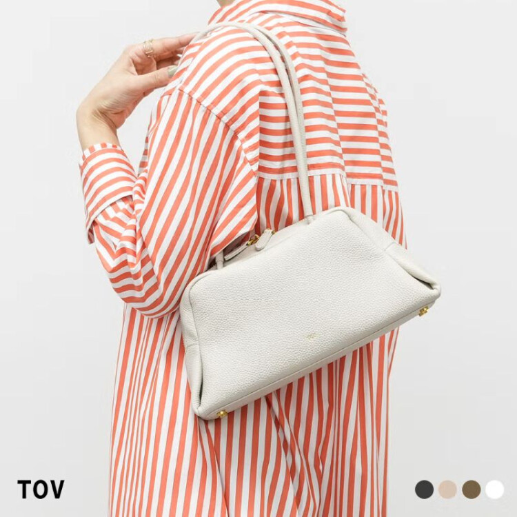 【持つだけで旬顔】こなれ感を演出する、TOV（トーヴ）の美シルエット横長ボストンバッグのご紹介